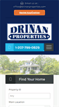 Mobile Screenshot of drinanproperties.com